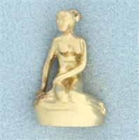 The Little Mermaid of Copenhagen Denmark Pendant o