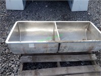 Aluminum 2 Bay Sink Basin