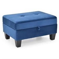 GLORY FURNITURE G0495B-0 VELVET OTTOMAN