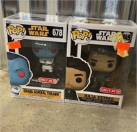 2 FunkoPop! Collectibles, Star Wars, Grand
