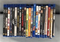 Box of Blu-Ray movies