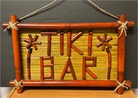 Wooden Tiki Bar Sign