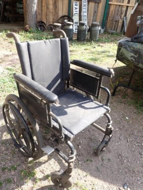 Black Folding Wheel Chair