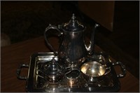 Silver Pate Coffee Serving Set