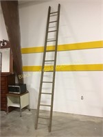 Old wooden barn ladder about 11ft tall
