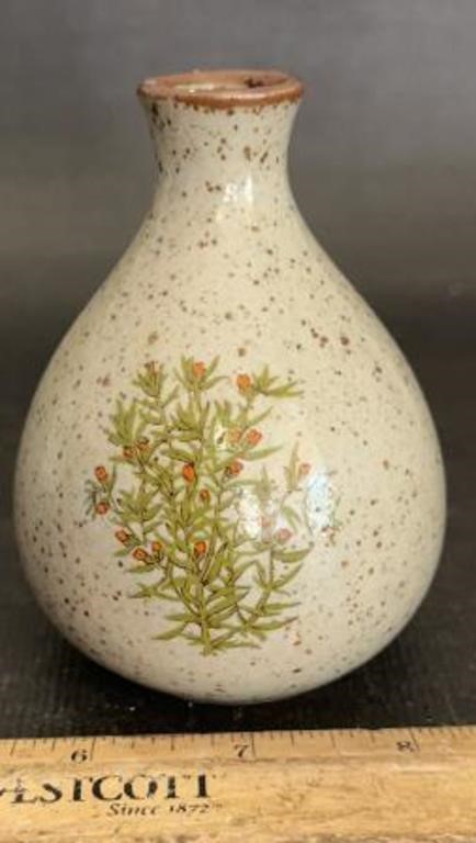 TAKAHASHI SAN FRANCISCO SPECKLED FLORAL BUD VASE