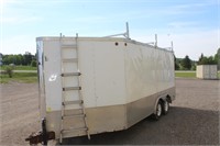 ENCLOSED WORK TRAILER, V-NOSE