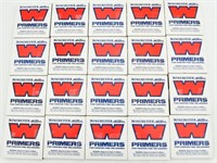 2000 Count Of Winchester Large Mag Pistol Primers
