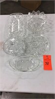 Clear pattern glass items