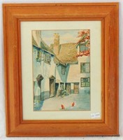 Signed Terry Jackson Watercolour Cottages