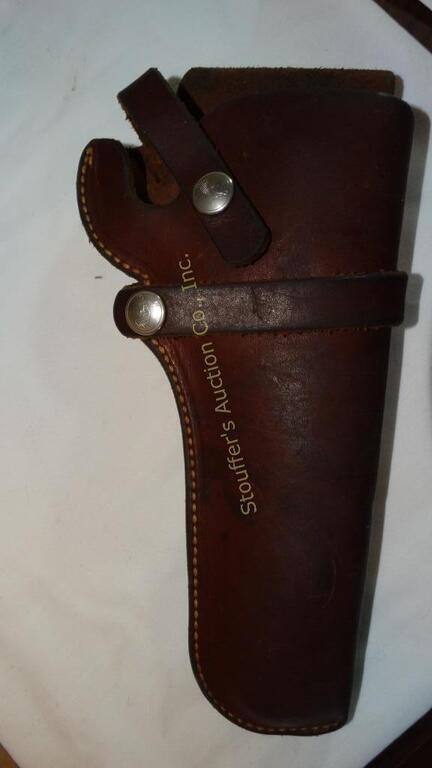 Hunter Leather holster, 1100G41, shows wear
