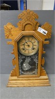 Nice Early Ansonia Gingerbread Shelf Clock