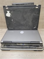 Laptop Lot ThinkPad & Dell No Cords