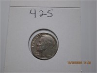 1959 AU Roosevelt Silver Dime