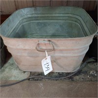 Square Galvanized Tub