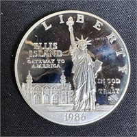 1986-S Statue of Liberty Silver Dollar Proof