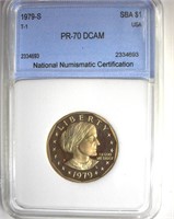 1979-S T1 Susan B Anthony NNC PR70 DCAM