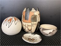 Native American Pottery Angea Tohono O’idan signed