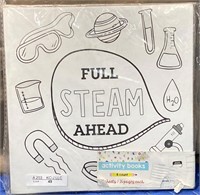 ''Full Steam Ahead'' Blank Chemistry Lab Book