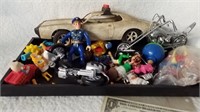 Lot of vintage toys McDonald's pewter motorcycle