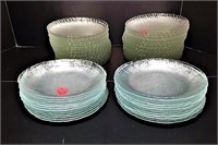 Glass Catering Style Serving Plates