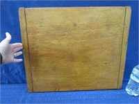 large antique cutting board - 17in x 21in