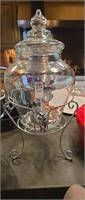 Glass drink dispenser