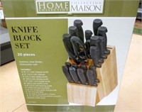 Home Collection Knife Block Set *Missing 2 Knives*