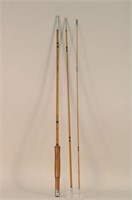 8.5' South Bend 3 Piece Split Bamboo Fly Rod w/