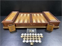 Franklin Mint Excalibur Backgammon Set