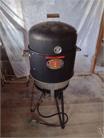 BRINKMAN ALL IN ONE GAS CHARCOAL SMOKER & GRILL