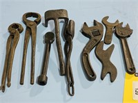 WAGON PIN/WRENCH, ADJUSTABLE WRENCH, NIPPERS