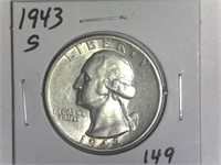 1943-S Washington Quarter