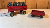 Pair of utility trailers