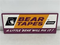 Bear Tapes Point Of Sale Rack Sign.  285 x 110