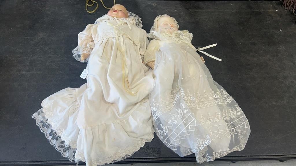 Two Porcelain Dolls