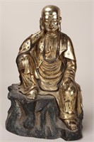 Chinese Gilt Bronze Buddha,