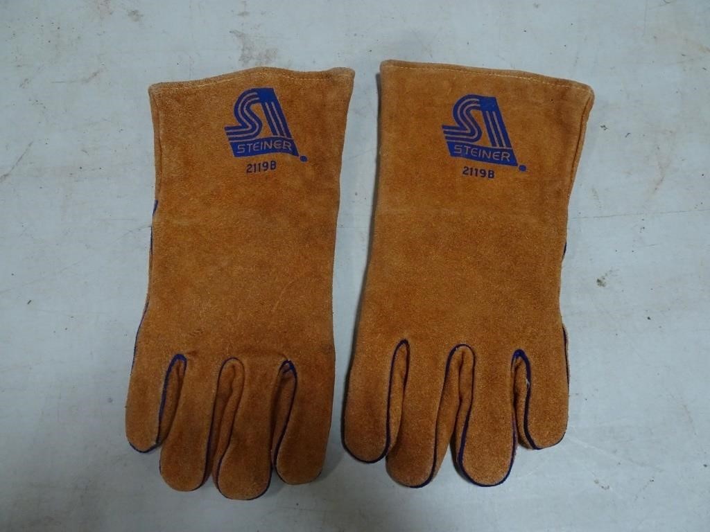 Steiner 2119B Welding Gloves - Writing on Palm