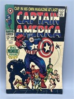 1968~12-Cent Marvel Comic Book: Captain America