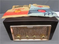1958 Admiral 5RP4A Tube Type Radio & Record