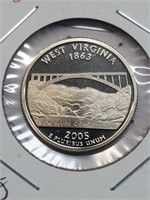 2005-S Clad Proof Washington State Quarter