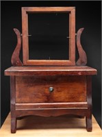 Vintage Mahogany Table Top Jewelry Box