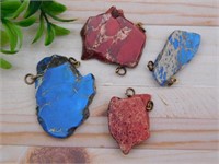 IMPRESSION JASPER PENDANTS ROCK STONE LAPIDARY SPE