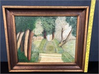 Vintage Unsigned Oil on Canvas Nice Frame