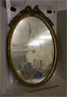 Ornate Oval Mirror