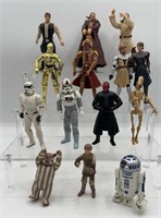 STAR WAR FIGURES AND OTHER FIGURES