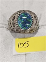 Auction 49 Rings - Sterling & Garnet