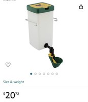 Automatic Chicken Waterer System - 1L Green