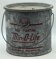 (JL) Min-O-Life Full Floating Metal Bucket  9 x 9