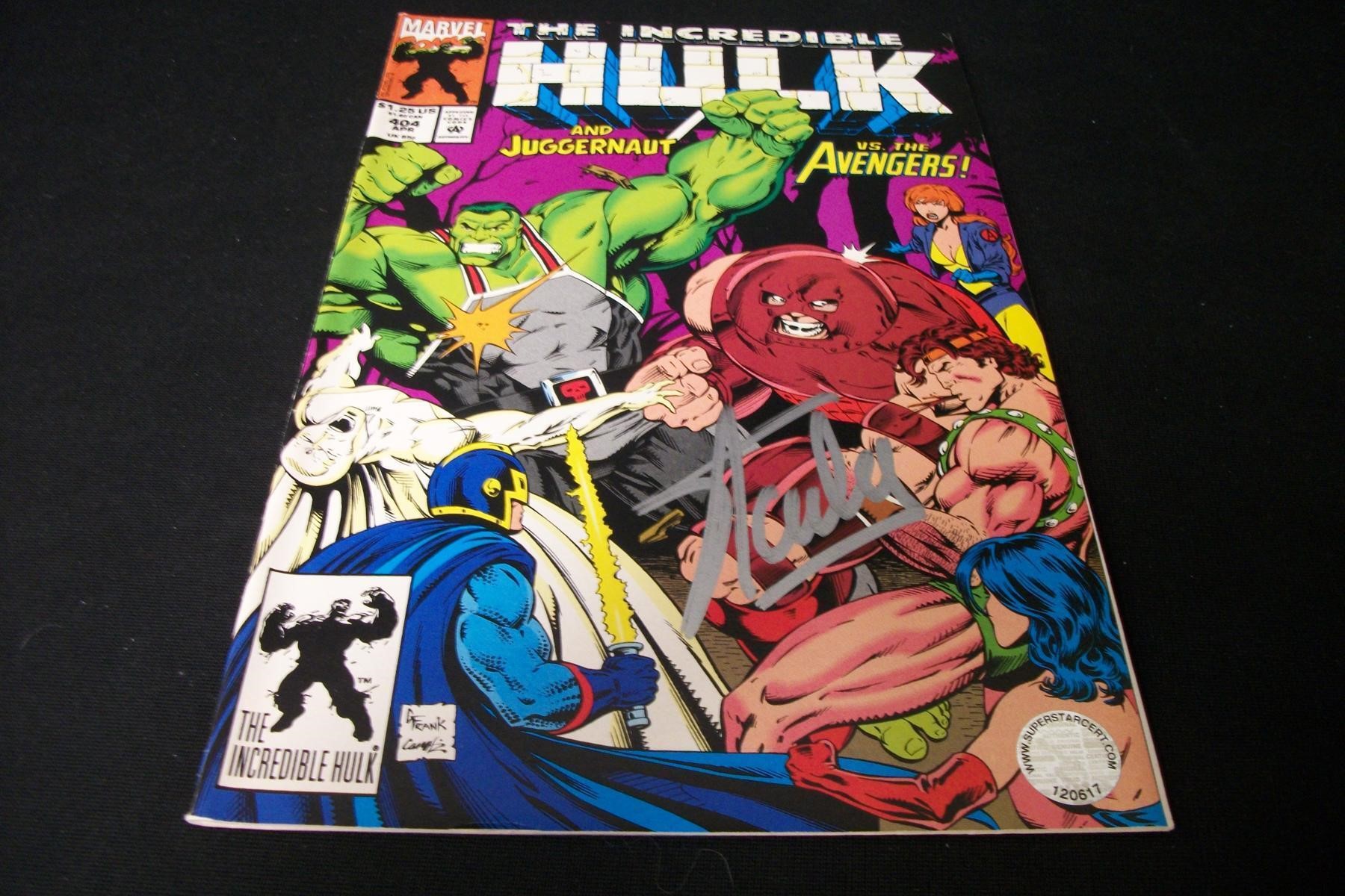 STAN LEE SIGNED THE HULK MARVEL COMIC COA